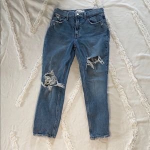 Abercrombie & Fitch high rise mom jeans